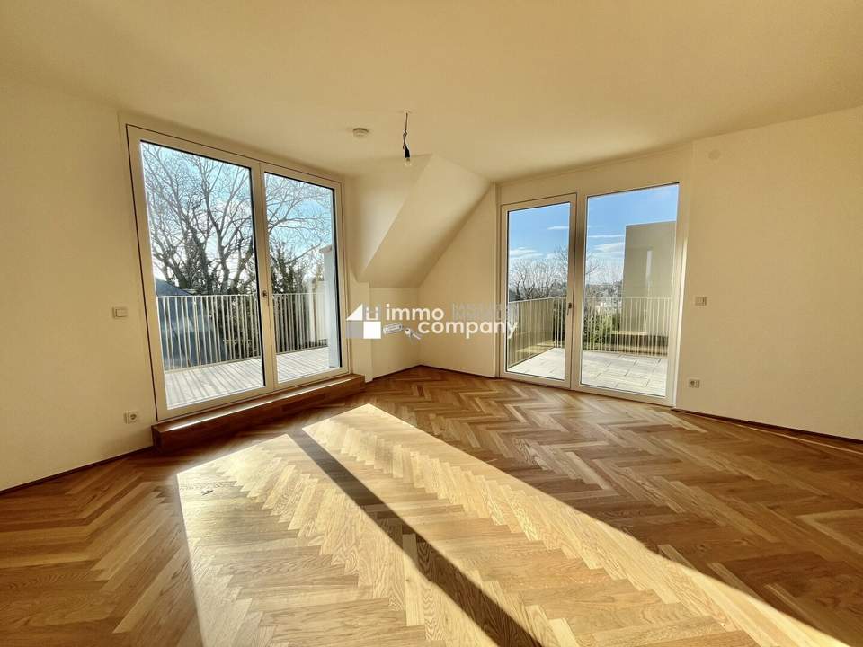 Moderner Luxus in Grünlage mit Fernblick über Wien - Erstbezug
