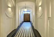 OPERNRING, STAATSOPER, klimatisierte 106 m2 Altbau, 3 Zimmer, Möblierung möglich, Extraküche, 2 Bäder, 4. Liftstock