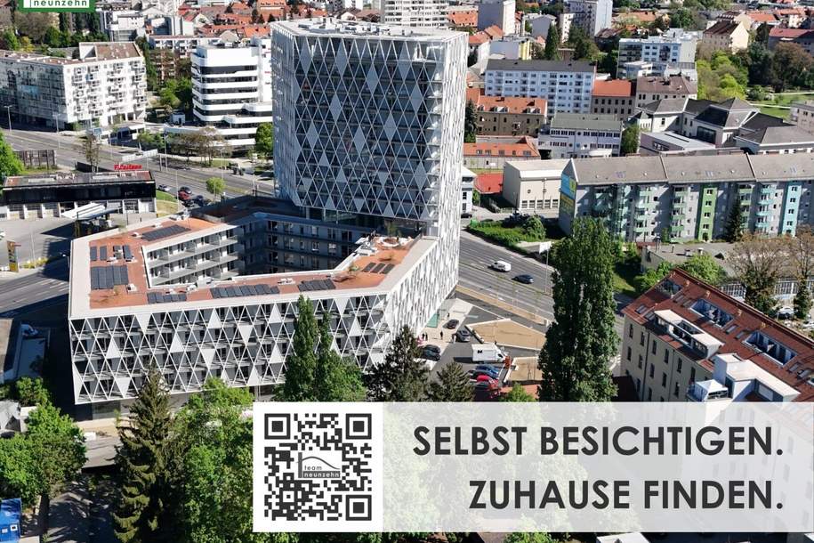 Mehr Raum für Ihre Träume – Level Graz – Lebensgefühl mit Weitblick, Wohnung-miete, 799,00,€, 8020 Graz(Stadt)
