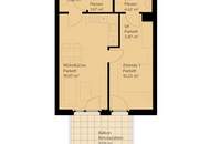 2-Zimmer-Neubauwohnung inkl hochwertiger Markenküche, Außenfläche und Kellerabteil / K3-32