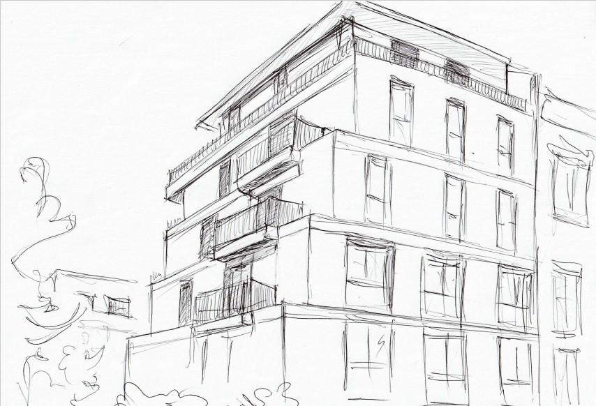 LEBEN in der STADT - 38m² Wfl mit 6m² Terrasse im 2OG - Provisionsfrei !! - BAUAKTION -8,5% Anleger & Endverbraucher
