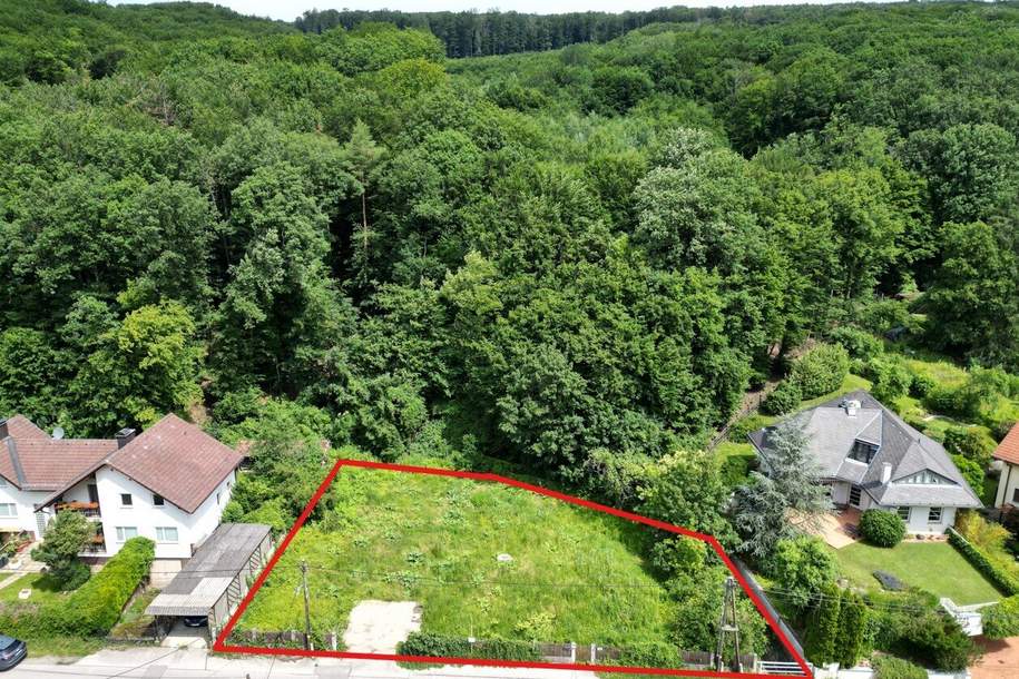 Villenbaugrund (aufgeschlossen!) mit 962 m² in Weidlinger Ruhelage, Grund und Boden-kauf, 798.000,€, 3400 Tulln