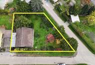 Großzügiges Eckgrundstück in familienfreundlicher Wohngegend - mit bestehendem Gebäude - viel Potenzial !