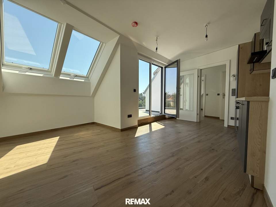 2-Zimmer-Erstbezug mit 25m² Terrasse– Top-Lage &amp; bezugsfertig!