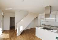 PROVISIONSFREI - ERSTBEZUG - Bezugsfertige, klimatisierte Dachmaisonette-Wohnung mit 3 Schlafzimmern, Wohnküche und 45 m² Terrassen