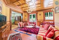Englischer Landhausstil trifft Wiener Noblesse! 5-Zimmer Einfamilienhaus mit 2 Terrassen, großem Garten, Sauna, Fitnessraum + Doppelgarage!