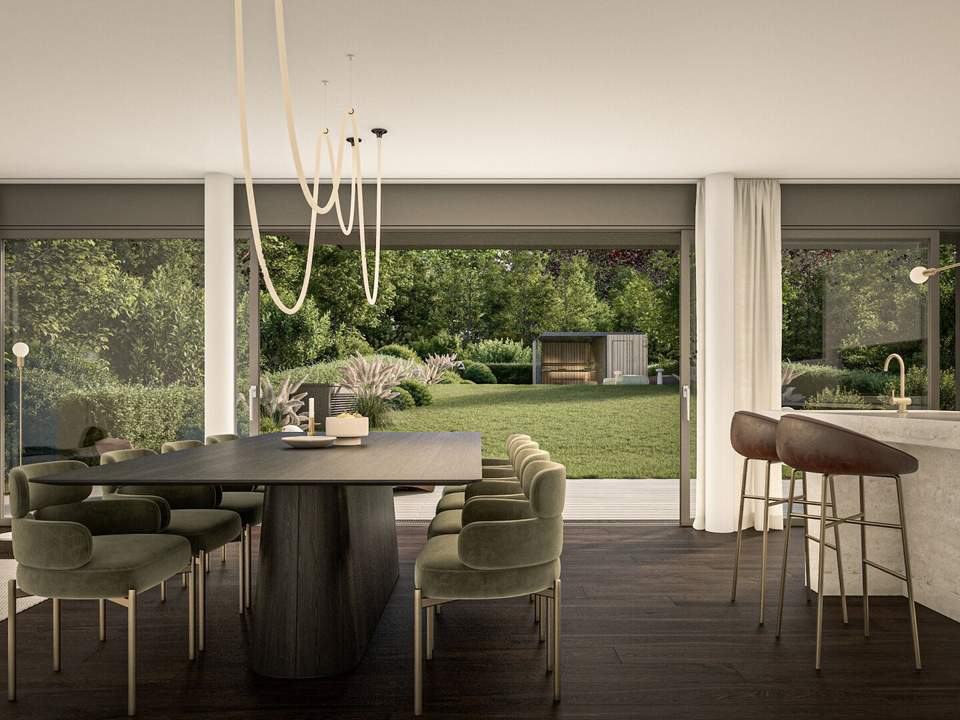 Gartenresidenz mit Pool, Saunahaus &amp; 455 m² Privatgarten