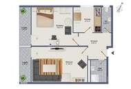 Koffer packen und einziehen: Großzügige 2-Zimmer-Wohnung im beliebten Bezirk Sankt Leonhard