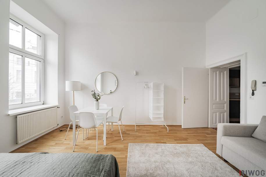 RETRO-CHIC II ALTBAUWOHNUNG MIT EIGENGARTEN IM INNENHOF II AIRBNB oder SELBST EINZIEHEN II SOFORT NUTZBAR II NÄHE U6/AKH/VOLKSOPER/WUK, Wohnung-kauf, 184.000,€, 1180 Wien 17., Hernals