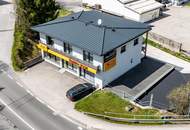 PREISUPDATE – Vielseitige Gewerbeimmobilie mit Verkauf, Büro, Lager &amp; Wohnen in Bad Ischl