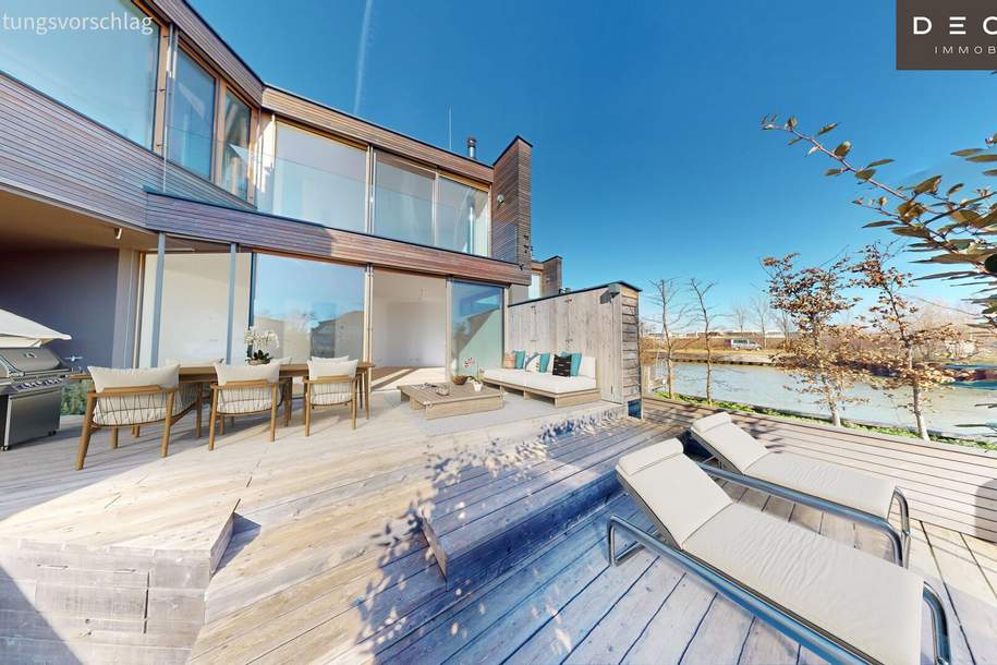 EXKLUSIVE SEEHÄUSER IN ERSTER REIHE AM NEUSIEDLER SEE, Haus-kauf, 1.190.000,€, 7100 Neusiedl am See
