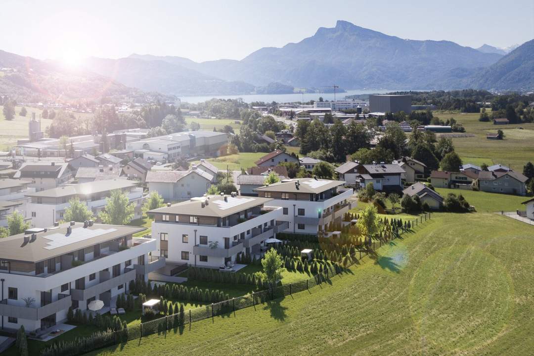 3 Zimmer Wohnung mit sonnigem Balkon in Mondsee