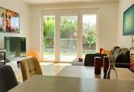 Miete. Neuwertige Wohnung mit Terrasse und Garten in Seeboden. Tiefgarage.
