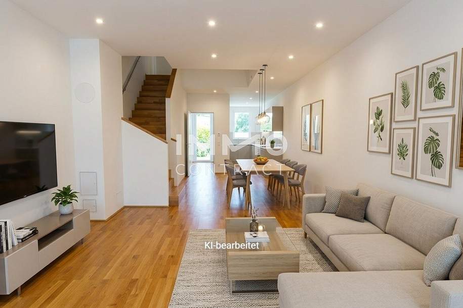 Familienparadies auf 3 Stockwerken. Mietkauf !, Haus-miete, 2.359,50,€, 1220 Wien 22., Donaustadt