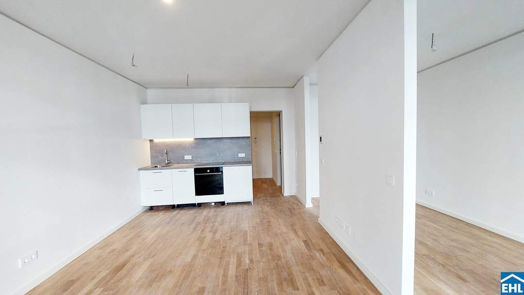 Stylische 1,5-Zi.-Wohnung mit Loggia & Rooftop Pool | TOWER HOMES