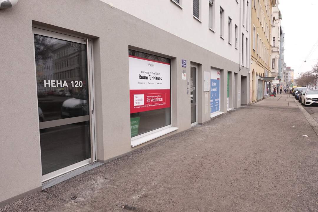 110 m² Geschäftslokal plus 36 m² Lager - ERSTBEZUG