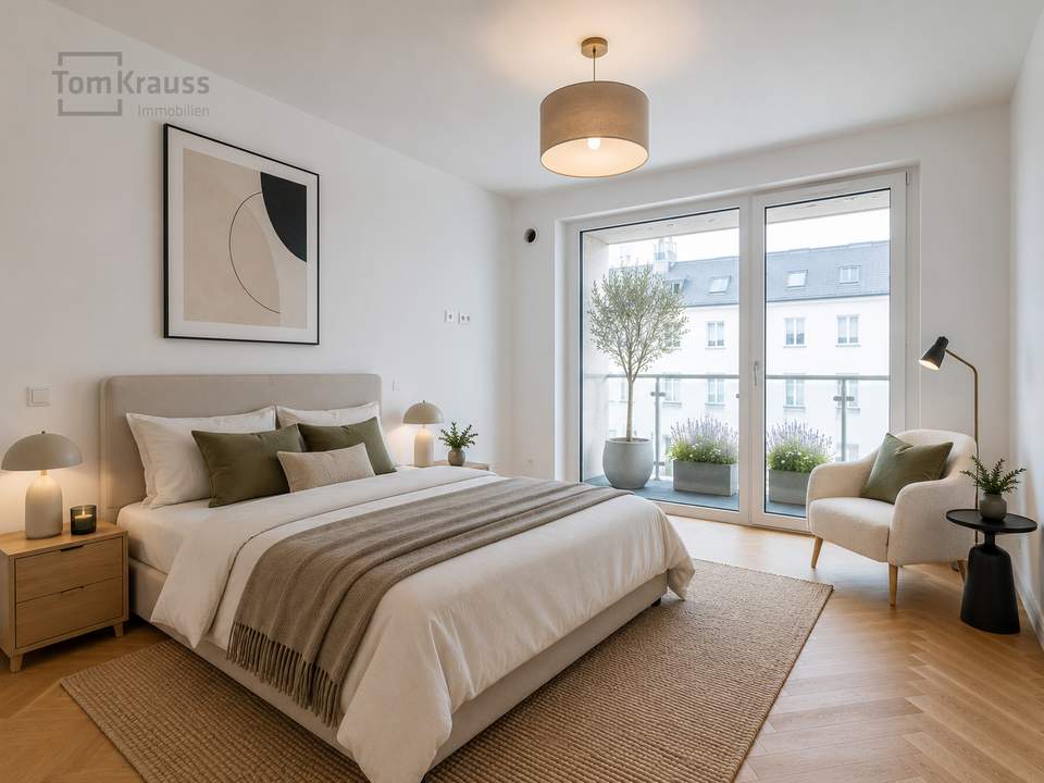 AUF DER SONNENSEITE WESTSEITIGE 2-ZIMMERWOHNUNG IM 6. STOCK