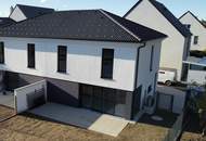 Energieeffiziente Doppelhaushälfte inkl. Photovoltaikanlage und Luftwärmepumpe – Haus links