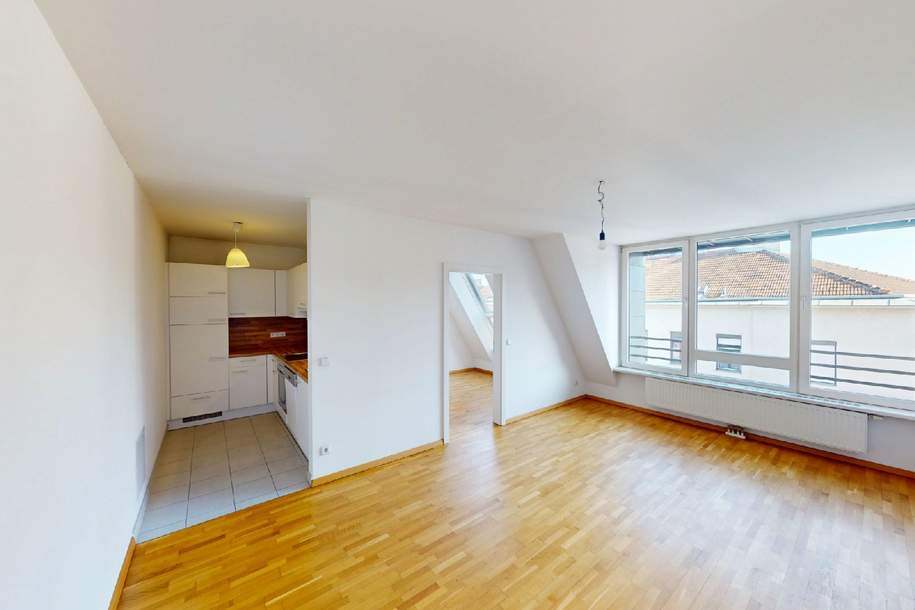 Helle Wohlfühlwohnung im Dachgeschoß- Donaukanal und Prater in der Nähe, Wohnung-kauf, 279.000,€, 1030 Wien 3., Landstraße