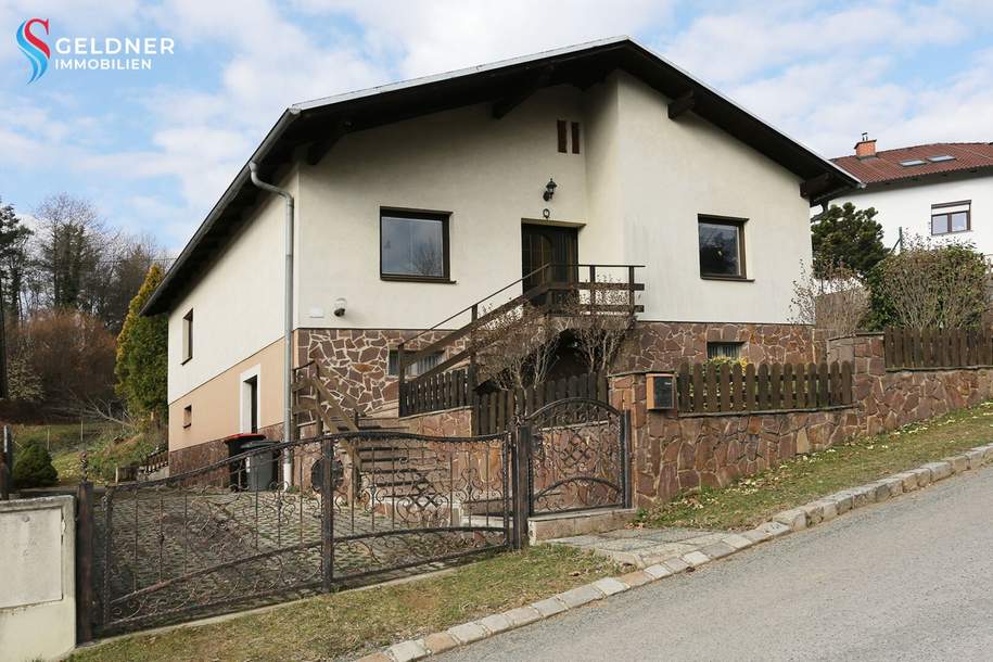 Einfamilienhaus mit eingezäuntem Garten und Garage in absoluter Ruhelage am Waldesrand, Haus-kauf, 159.900,€, 7442 Oberpullendorf