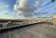 The View! Atemberaubendes Penthouse Loft mit Dachterrasse samt Wien-Panorama-Blick in der Brotfabrik Wien!