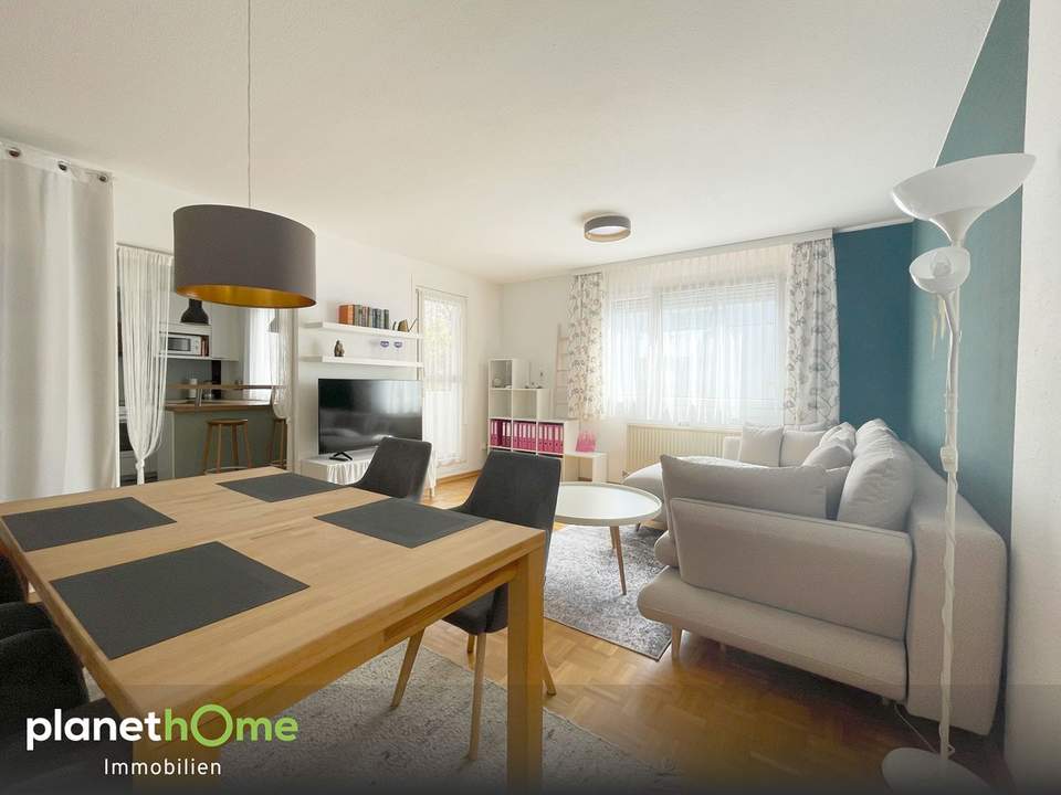 Wohlfühlen im grünen Hetzendorf: 2-Zimmer-Wohnung mit Loggia