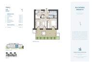 Charmante 2-Zimmer-Terrassenwohnung: ca. 43,56 m² WNF, ca. 27,83 m² Terrasse