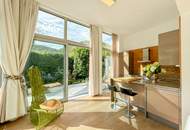 Kahlenbergerdorf: Bezaubernde Garten-Terrassen-Wohnung im historischen Ambiente