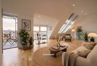 Exklusive 150-m²-Dachgeschosswohnung auf zwei Ebenen mit Terrassen und spektakulärem Stadtblick – Wien-Währing, 18. Bezirk