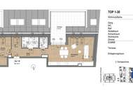 Moderne 2-Zimmer-DG-Wohnung mit Terrasse in 1220 Wien – Erstbezug auf Eigengrund! - JETZT ZUSCHLAGEN