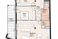 "Wohnoase Siebenbrunnengasse 44 - Großzügig Wohnen mit Westbalkon - Nachhaltig. Ruhig. Besonders."