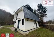 Charmantes Ferien- und Kleingartenhaus auf Eigengrund in idyllischer Bachlage – 3150 Wilhelmsburg