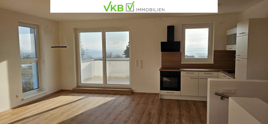 Helle Etagenwohnung mit Alpenblick in Top-Lage – Hitzing/Leonding
