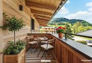 Mit dem Lift direkt in Ihr neues exklusives Penthouse mit Glaskamin und Traum Ausblick in Aurach bei Kitzbühel -