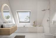 114 m² Dachgeschoss-Maisonette mit Terrasse und Balkon | 20 m² Freifläche, 3 Zimmer