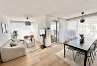 REDUZIERT! Top Lage! Neubau (2021) Dachgeschosswohnung mit Terrasse und Panoramafenster ++ Weitblick über Wien ++ Komplett Eingerichtet und Bezugsfertig ++ Dachgeschossneubau