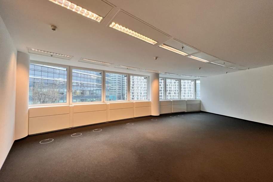 360 TOUR // NEUBAU - BÜROFLÄCHEN im ANDOMEDA TOWER, Gewerbeobjekt-miete, 6.384,18,€, 1220 Wien 22., Donaustadt