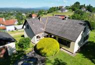 Gemütliches Einfamilienhaus mit 5 Zimmer, Garage und Holzhütte in sonniger erhöhter Ruhelage mit Weitblick