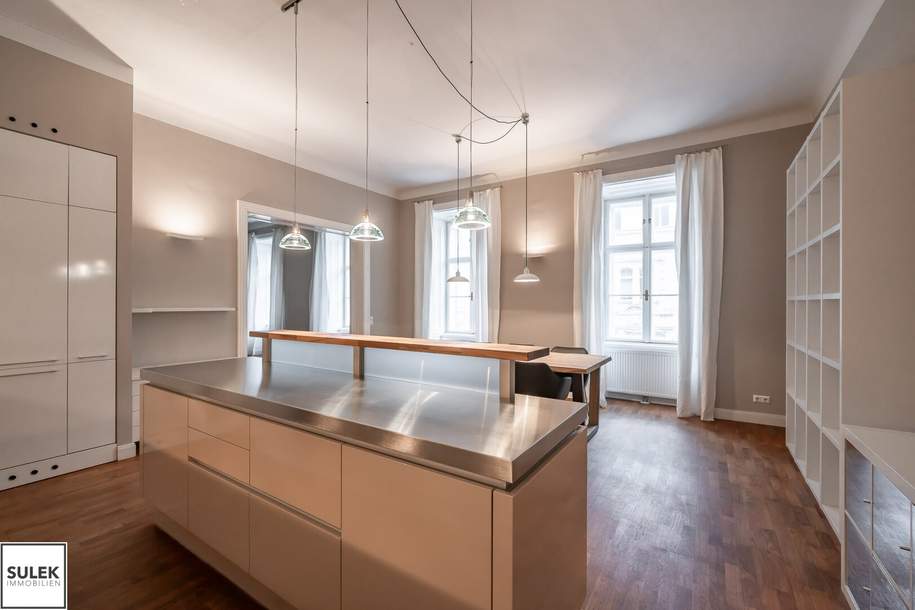 Wohnen in der Innenstadt: ab sofort moderne teilmöblierte 3 Zimmer Wohnung - Top Lage: zwischen Schwedenplatz und Stephansplatz, Wohnung-miete, 2.999,01,€, 1010 Wien 1., Innere Stadt