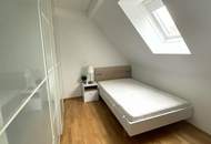 ***VOLLMÖBLIERTE Dachgeschosswohnung mit tollem Garten u. Garage***