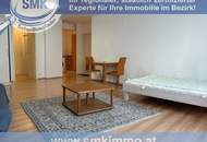 Zentrale 1-Zimmer-Wohnung, teilmöbliert!