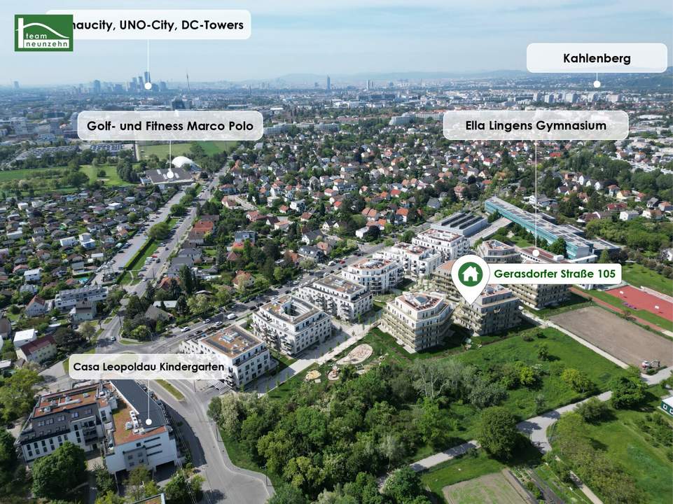 Investoren aufgepasst (Nettopreis) - begehrte 2.Zimmer-Wohnung mit Balkon im provisionsfreien Erstbezugs-Neubau