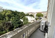 1010! Klimatisierte Bürofläche mit kleinem Balkon in repräsentativem Altbau am Rudolfsplatz!