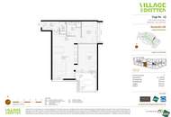 VILLAGE IM DRITTEN | Moderne 3-Zimmer Wohnung mit Loggia in Hofruhelage