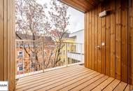 ERSTBEZUG: perfekt öffentlich angebunden! hochwertig ausgestattet! ideal geschnitten! 2 Zimmer + Terrasse ab sofort mieten!