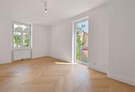 Neuwertige Zwei-Zimmer-Altbauwohnung mit herrlicher Terrasse und Loggia direkt beim Naschmarkt