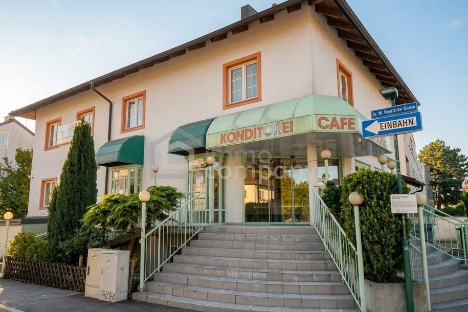 FLEXIBLE MIETMODELLE! Vielseitiges Gewerbe- &amp; Gastronomieobjekt mit Produktion, Lager, Wohnung &amp; Garten in Mödling, Gewerbeobjekt-miete, 5.250,00,€, 2340 Mödling