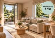 WOHNEN AM BACH - Moderne 2-Zimmer-Wohnung mit Terrasse und Grünblick, provisionsfrei!