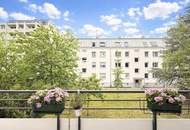 Ruhige Neubauwohnung in saniertem Gebäude mit Vollwärmeschutz! Große Loggia! Grünblick!