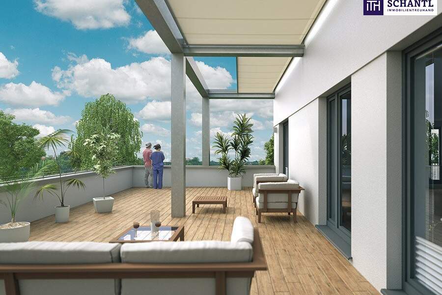 Ein PENTHOUSE zum VERLIEBEN - in einem der schönsten Wohnbezirke und in einer Sackstraße gelegen! von Graz - FERTIGSTELLUNG SOMMER 2027, Wohnung-kauf, 570.185,€, 8041 Graz(Stadt)